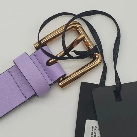 Versace Medusa Studded lilac leather belt NEW (AUTHENTIC) - Picture 10 of 16